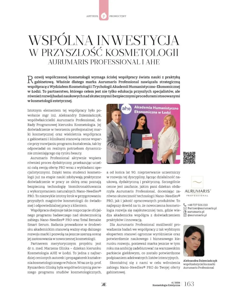 Artykuł: Aurumaris Professional i AHE w Łodzi